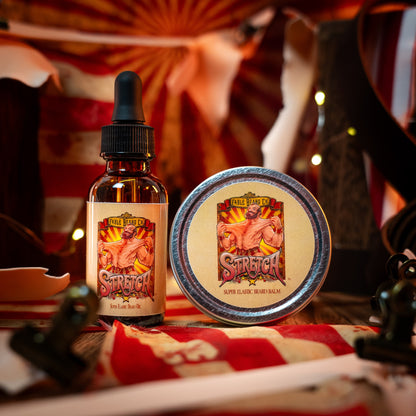 Stretch - Beard Oil & Balm Kit - Stretched Leather, Evergreen Fruits, Silken Sweet Cream