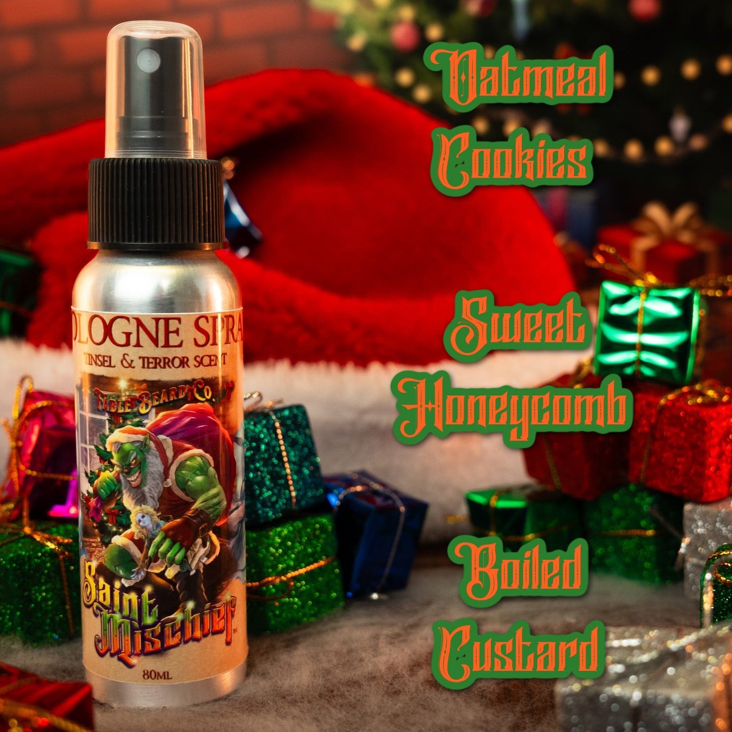 Saint Mischief - Cologne - Oatmeal Cookies, Sweet Honeycomb, Boiled Custard