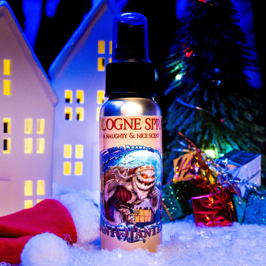 Sant-O-Lantern - Cologne - Christmas Pine, Cold Winter Night, Sneaky Pomegranate, & Spooky Holiday Wreath