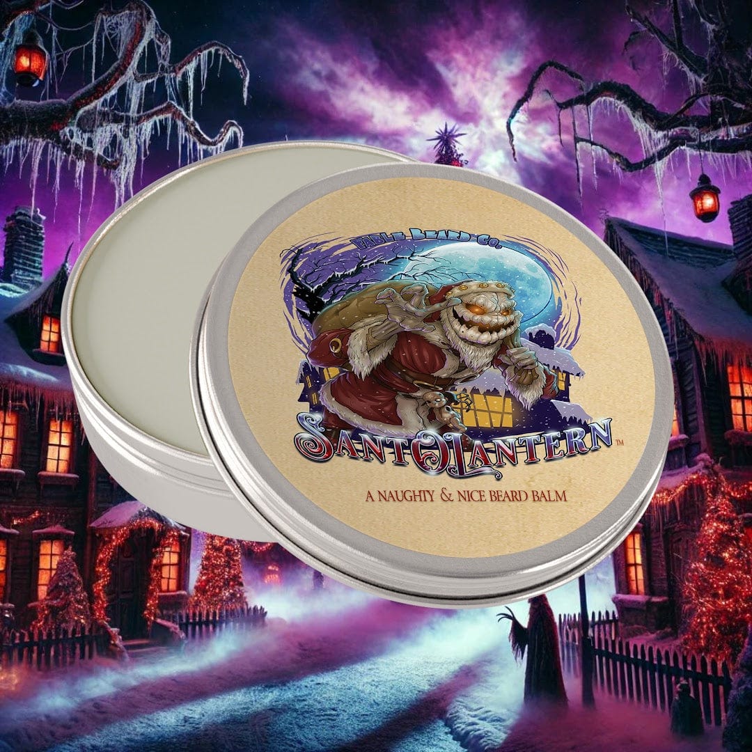 Sant-O-Lantern - Beard Balm - Christmas Pine, Cold Winter Night, Sneaky Pomegranate, & Spooky Holiday Wreath