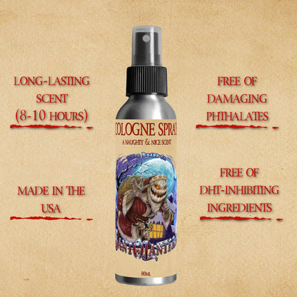 Sant-O-Lantern - Cologne - Christmas Pine, Cold Winter Night, Sneaky Pomegranate, & Spooky Holiday Wreath