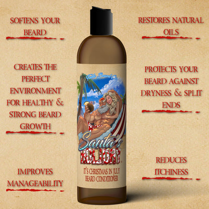 Santa's Holiday - Beard Conditioner - Frosted Cranberries, Smooth Rum, Sparkling Lemon-Lime Mixer