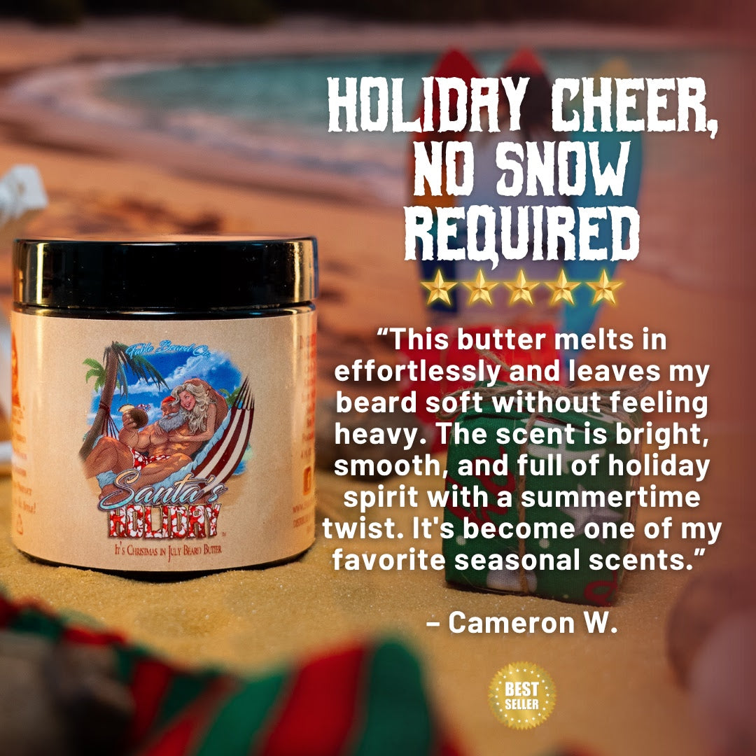 Santa's Holiday - Beard Butter - Frosted Cranberries, Smooth Rum, Sparkling Lemon-Lime Mixer
