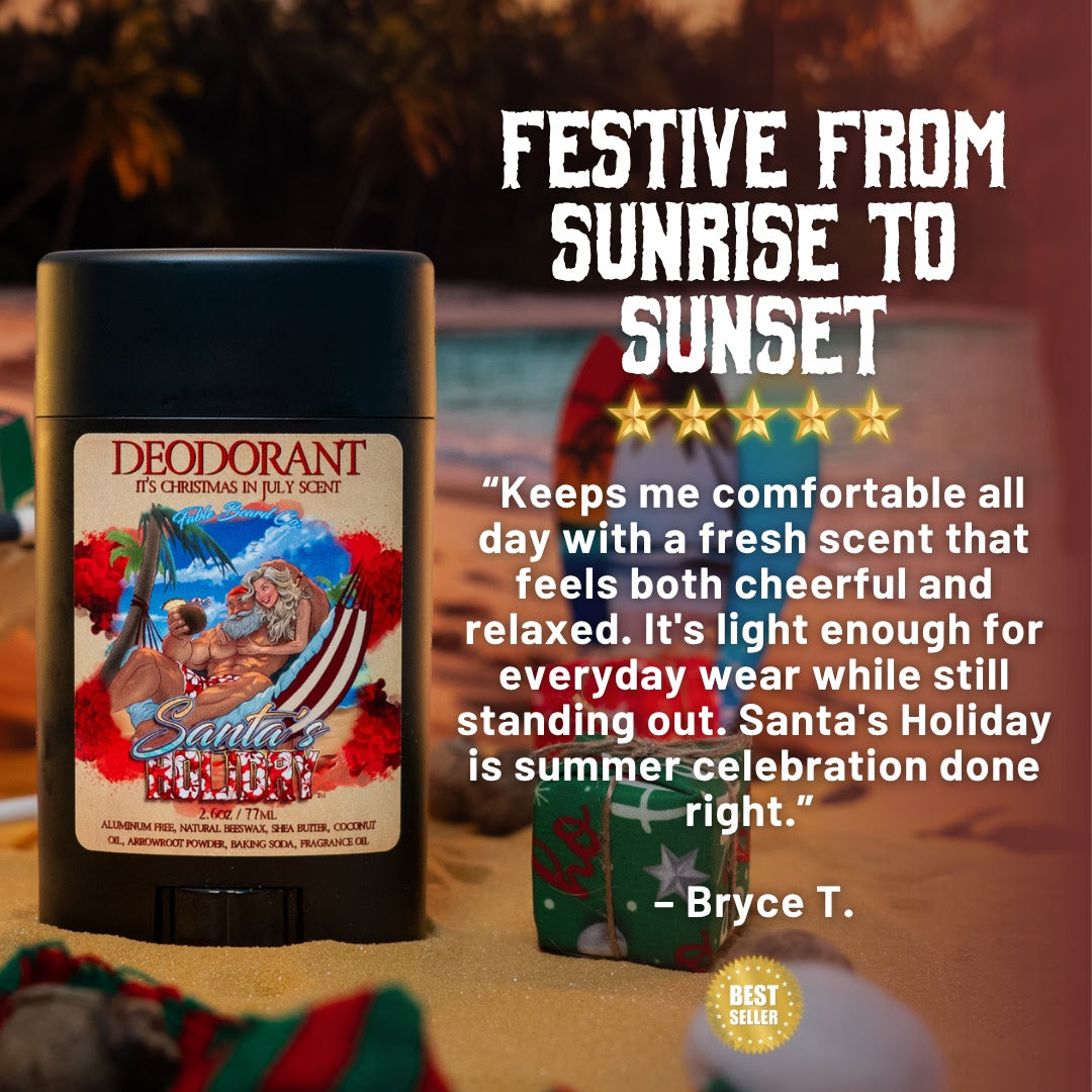 Santa's Holiday - Deodorant - Frosted Cranberries, Smooth Rum, Sparkling Lemon-Lime Mixer