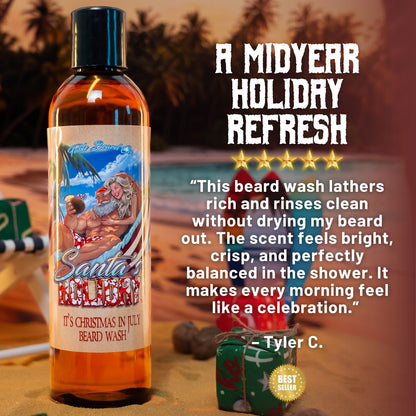 Santa's Holiday - Beard Wash - Frosted Cranberries, Smooth Rum, Sparkling Lemon-Lime Mixer