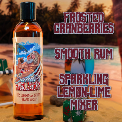 Santa's Holiday - Beard Wash - Frosted Cranberries, Smooth Rum, Sparkling Lemon-Lime Mixer