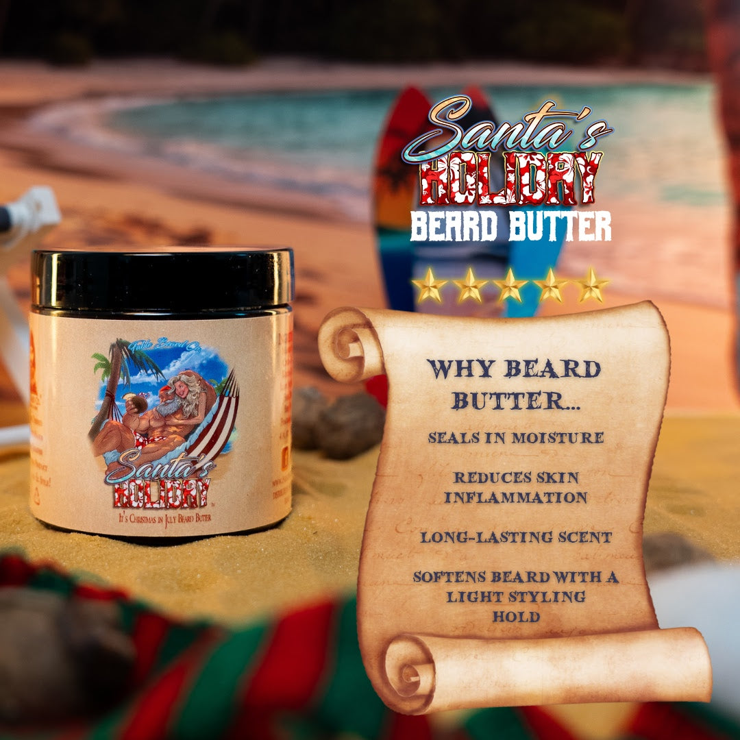 Santa's Holiday - Beard Butter - Frosted Cranberries, Smooth Rum, Sparkling Lemon-Lime Mixer