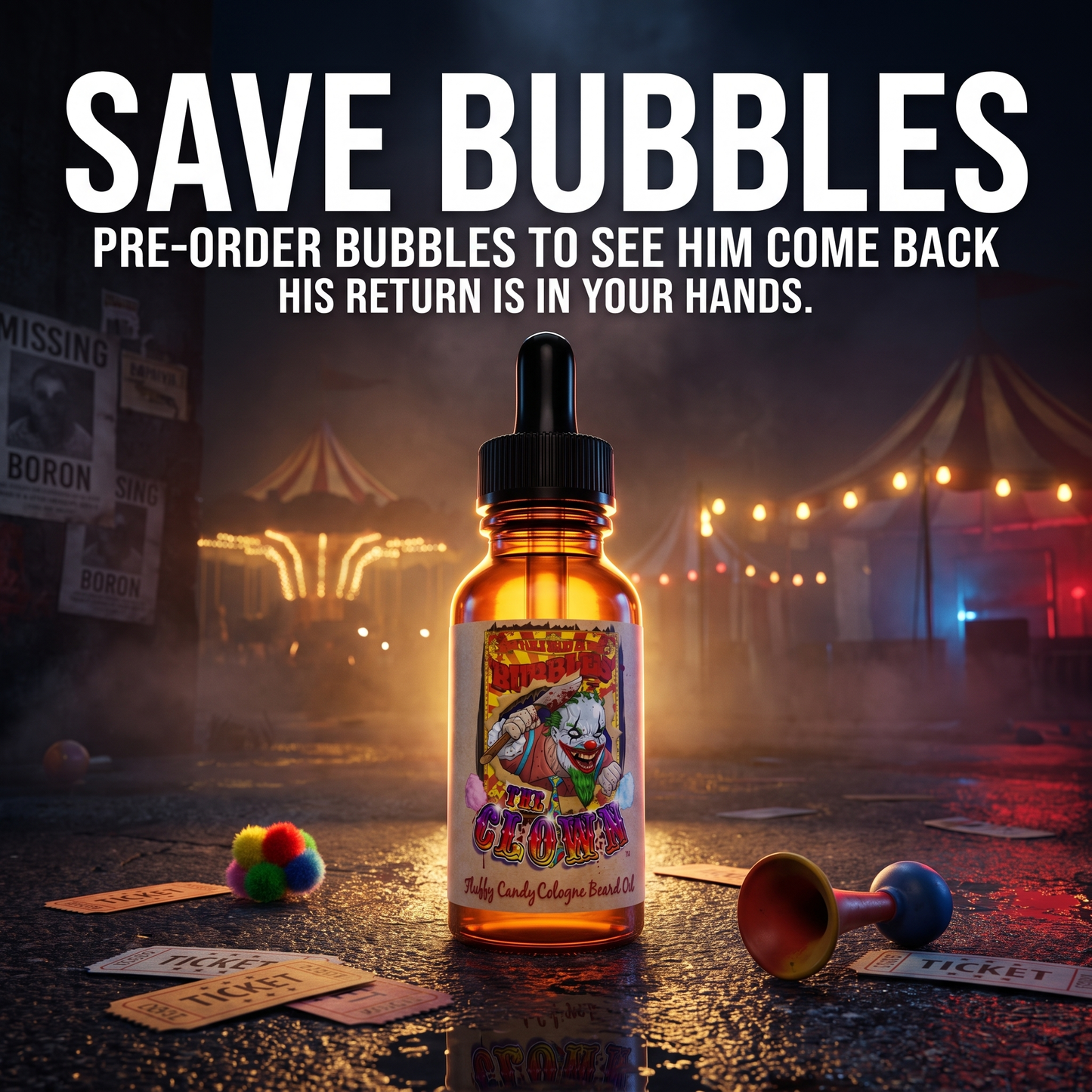 Save Bubbles - Pre Order - Collectors Kit - Fluffy Cotton Candy, Fruit Loops, Honey Apple, Light Cologne