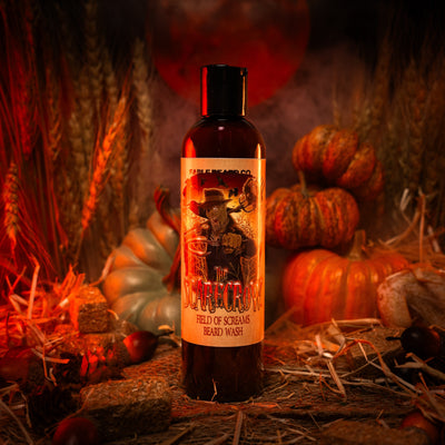 The Scarecrow - Beard Wash - Warm Pumpkin Spice, Withered Hay Fields, Fall Leaves