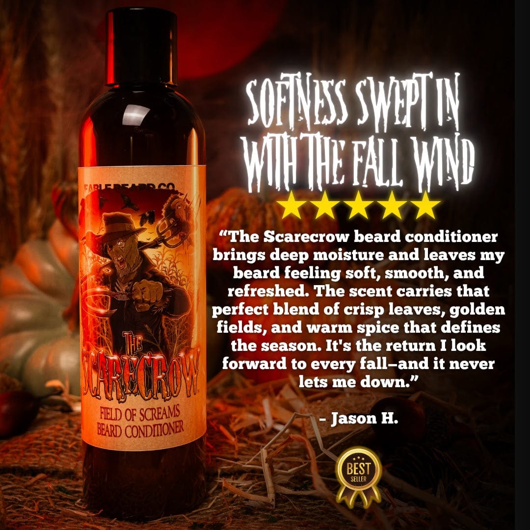 The Scarecrow - Beard Conditioner - Warm Pumpkin Spice, Withered Hay Fields, and Fall Leaves