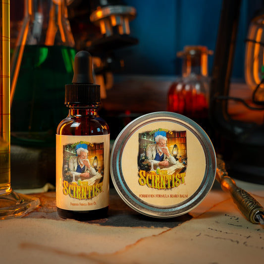 The Scientist - Beard Oil & Balm Kit - Key Lime Verbena, Spiced Graham Crunch, Vanilla Citrus Cream