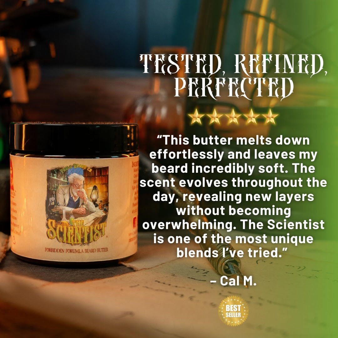 The Scientist - Beard Oil & Butter Kit - Key Lime Verbena, Spiced Graham Crunch, Vanilla Citrus Cream