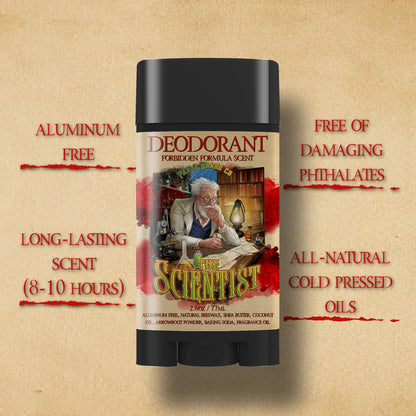 The Scientist - Deodorant - Key Lime Verbena, Spiced Graham Crunch, Vanilla Citrus Cream