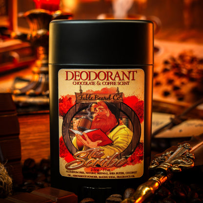 The Scribe - Deodorant - Coffee Beans, Dark Chocolate, Dark Espresso, Frothy Latte