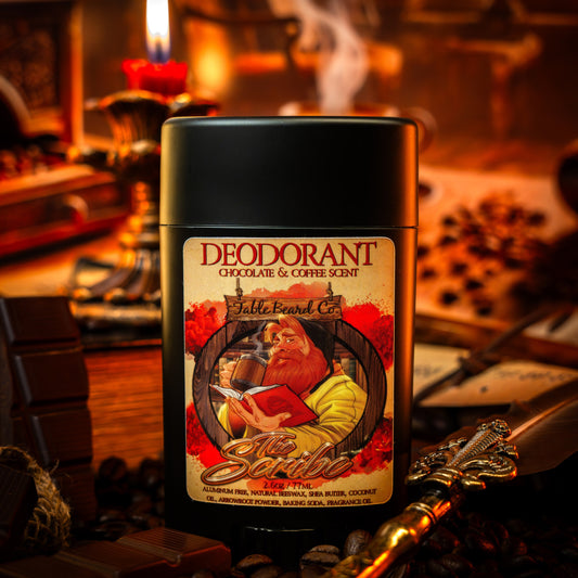 The Scribe - Deodorant - Decadent Chocolate, Steamed Froth, Dark Espresso