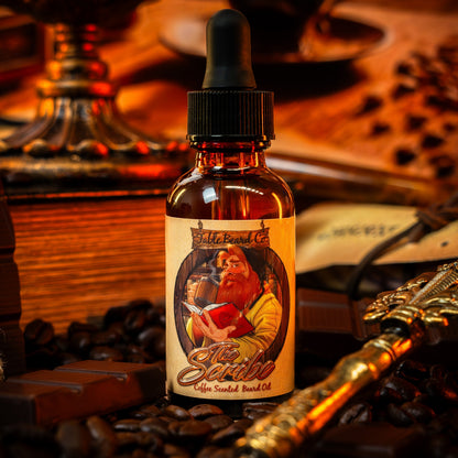 The Scribe - Beard Oil - Decadent Chocolate, Steamed Froth, Dark Espresso