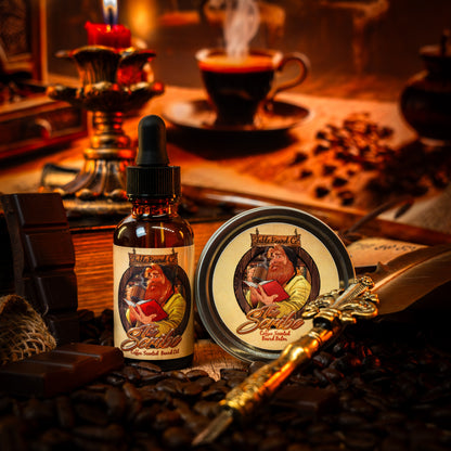 The Scribe - Beard Oil & Balm Kit - Decadent Chocolate, Steamed Froth, Dark Espresso