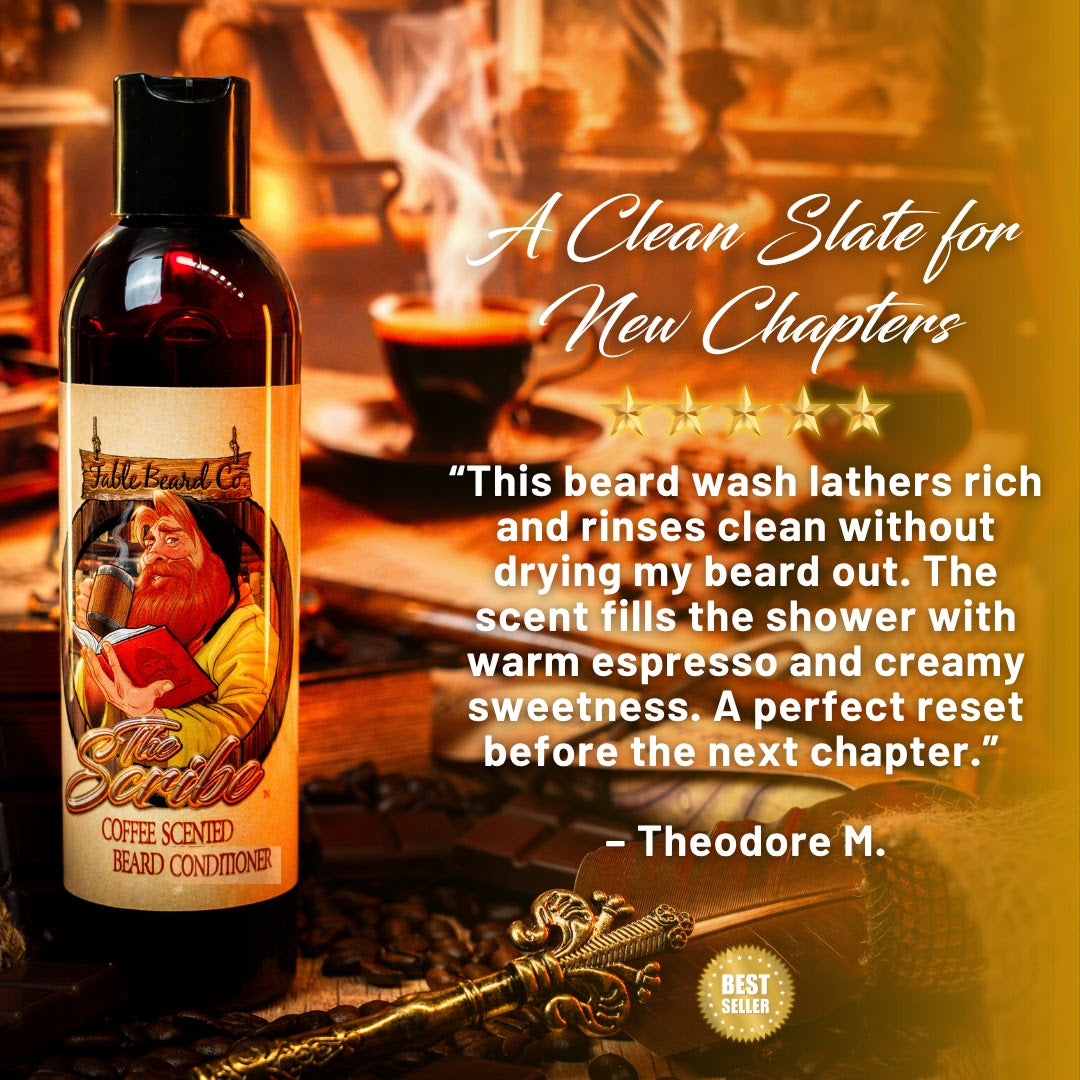 The Scribe - Beard Conditioner - Decadent Chocolate, Steamed Froth, Dark Espresso