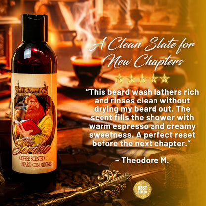 The Scribe - Beard Conditioner - Decadent Chocolate, Steamed Froth, Dark Espresso