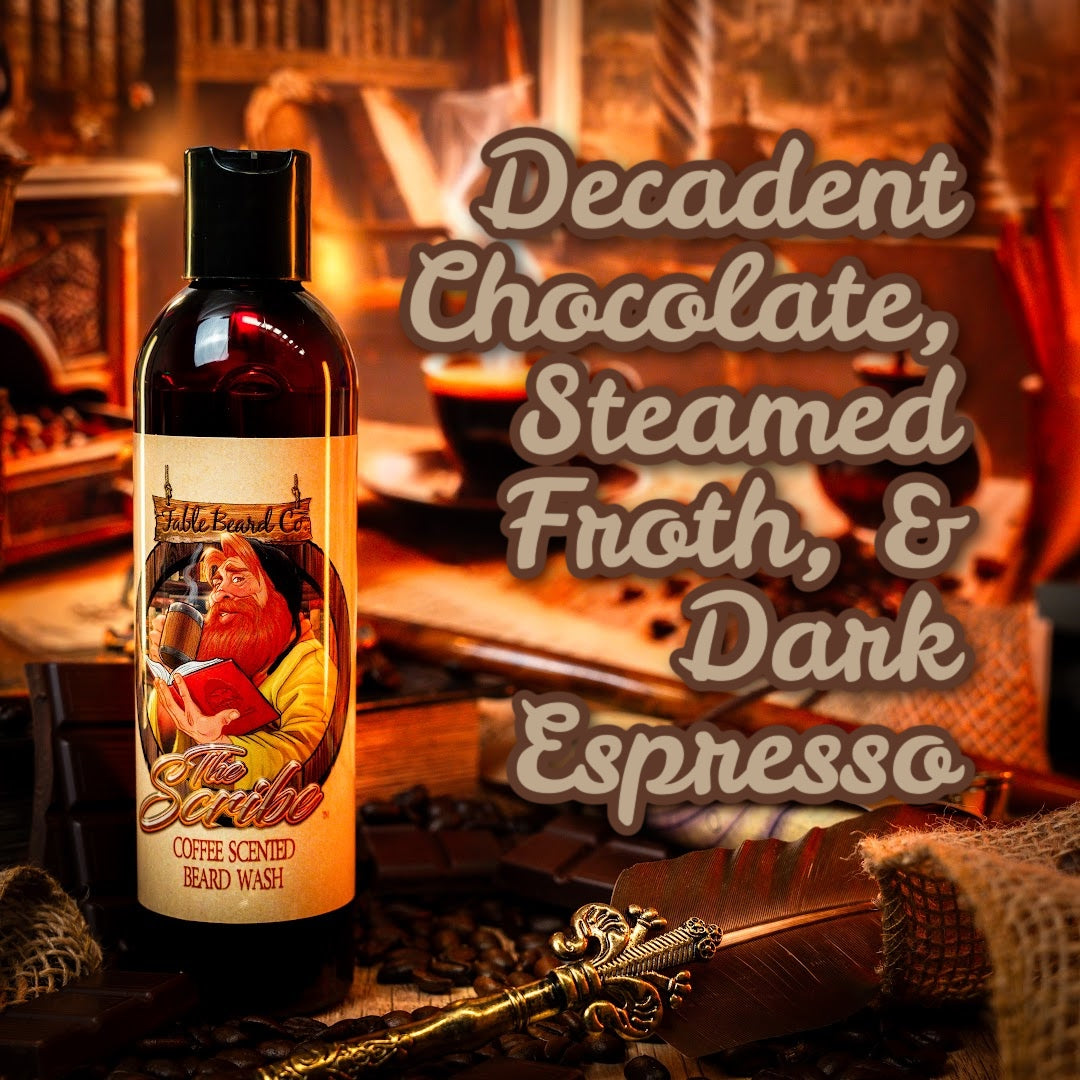 The Scribe - Beard Wash - Decadent Chocolate, Steamed Froth, Dark Espresso