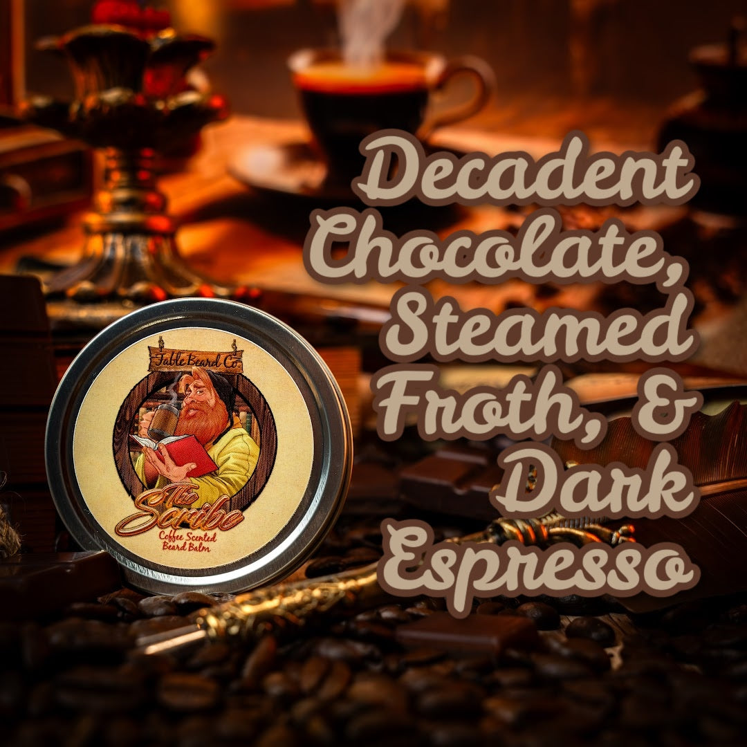 The Scribe - Beard Balm - Decadent Chocolate, Steamed Froth, Dark Espresso