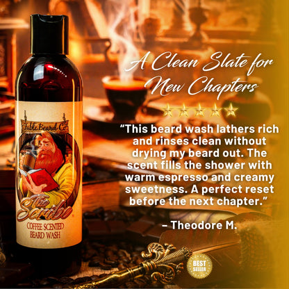 The Scribe - Beard Wash - Decadent Chocolate, Steamed Froth, Dark Espresso