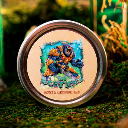 The Sentinel - Beard Balm - Smoldering Sandalwood, Moonlit Violets, Stardusted Lingonberries