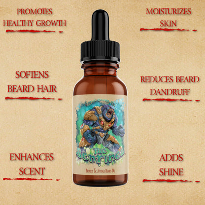 The Sentinel - Beard Oil - Smoldering Sandalwood, Moonlit Violets, Stardusted Lingonberries