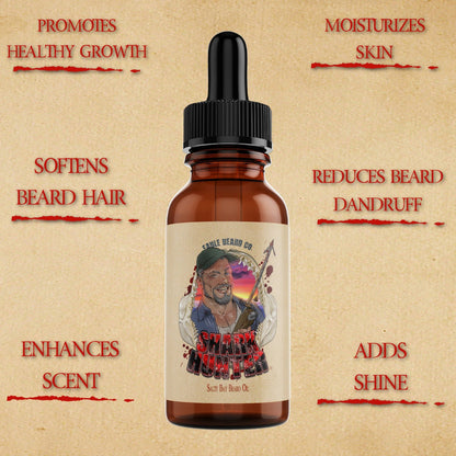 The Shark Hunter - Beard Oil - Succulent Island Pineapple, Toasted Coconut Husk, Pinewood Essence