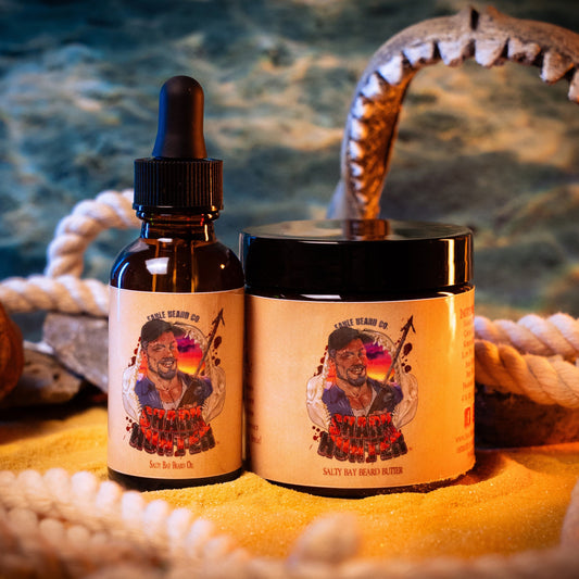 The Shark Hunter - Beard Oil & Butter Kit - Succulent Island Pineapple, Toasted Coconut Husk, Pinewood Essence