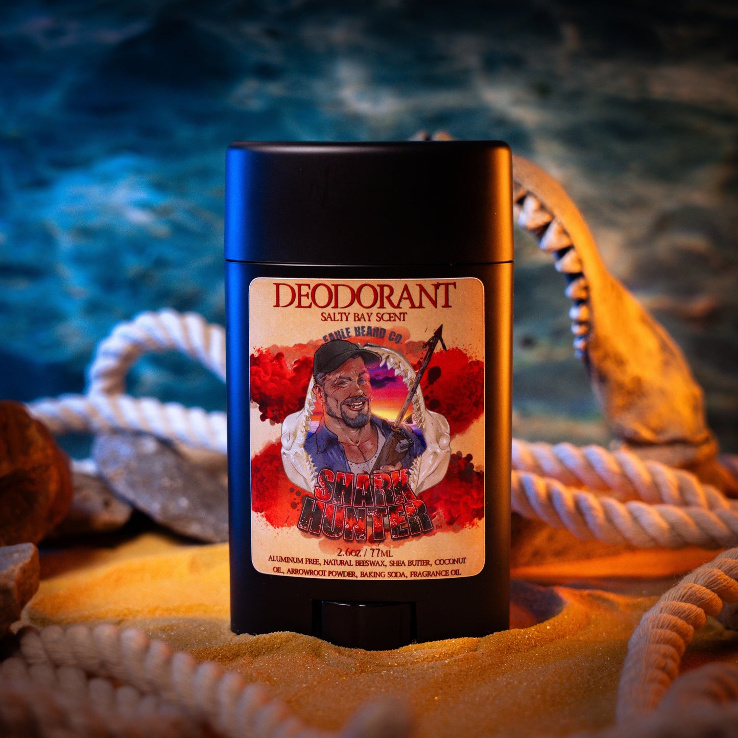 The Shark Hunter - Deodorant - Succulent Island Pineapple, Toasted Coconut Husk, Pinewood Essence