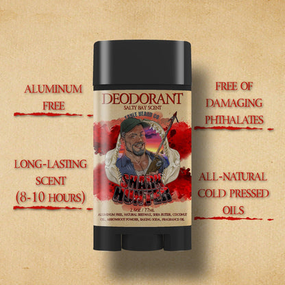 The Shark Hunter - Deodorant - Succulent Island Pineapple, Toasted Coconut Husk, Pinewood Essence