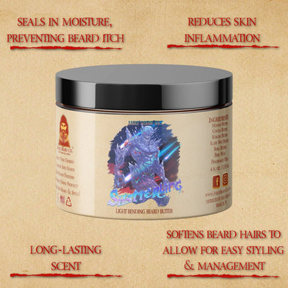 Shatterling - Beard Butter - Radiant Safflower, Sparkling Macintosh Apple, Hot Red Berries