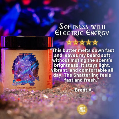 Shatterling - Beard Butter - Radiant Safflower, Sparkling Macintosh Apple, Hot Red Berries