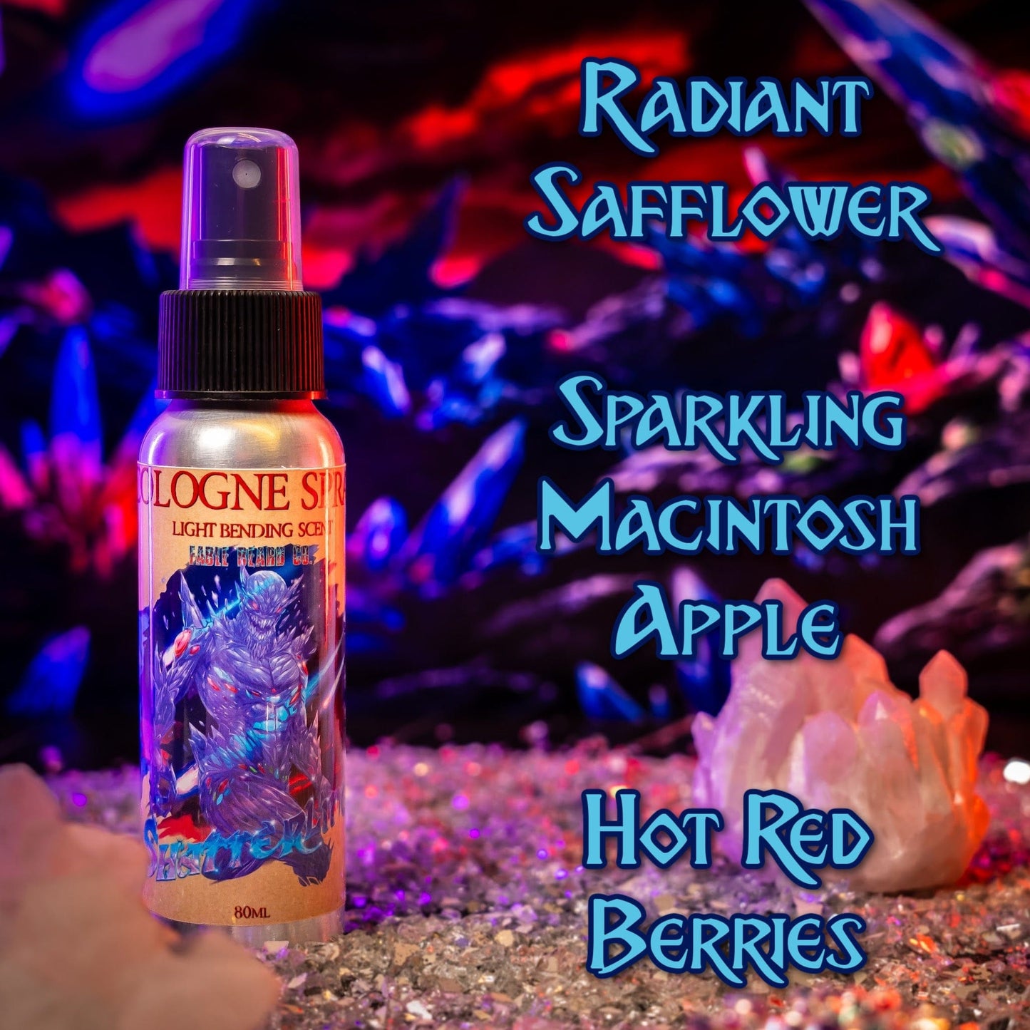 Shatterling - Cologne - Radiant Safflower, Sparkling Macintosh Apple, Hot Red Berries