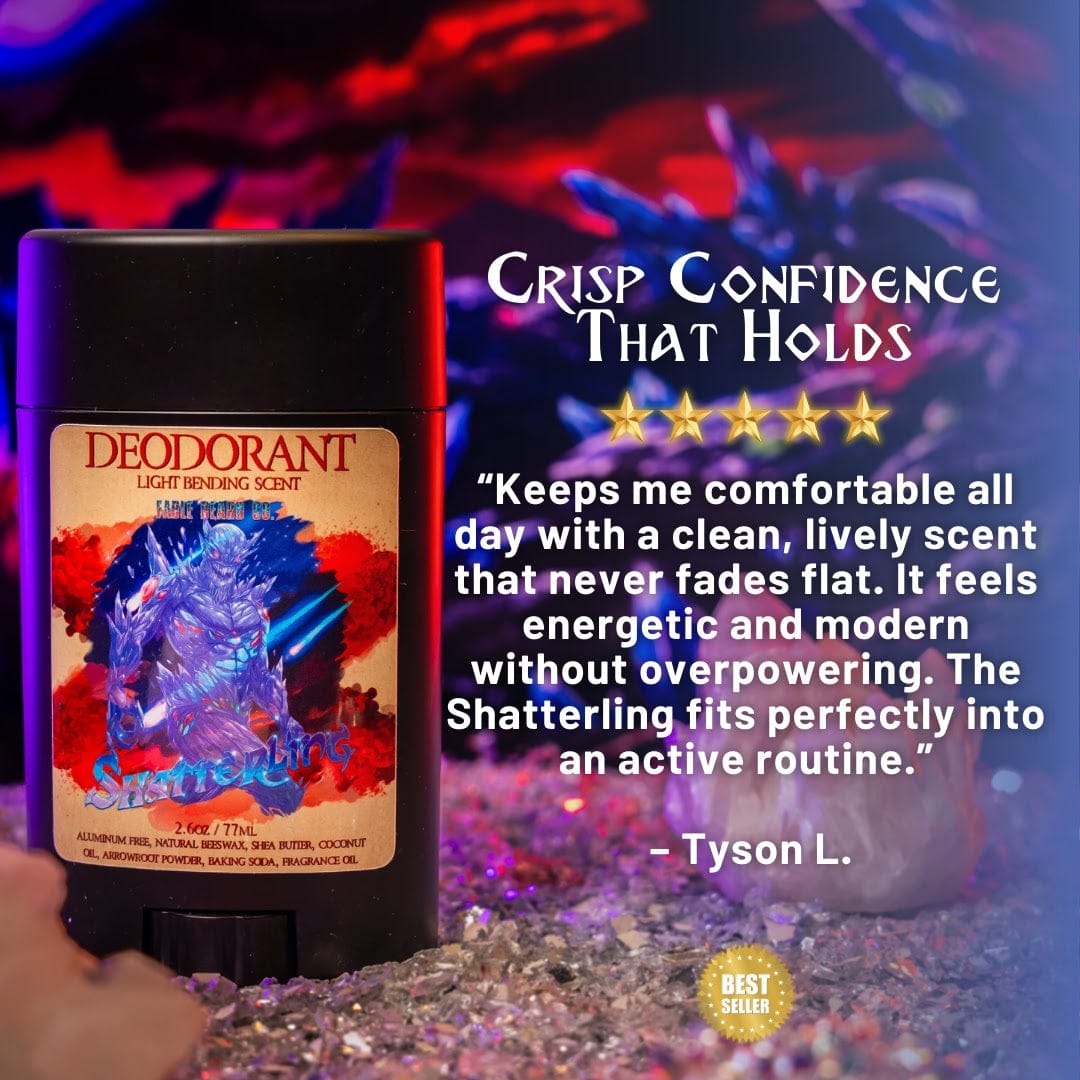 Shatterling - Deodorant - Radiant Safflower, Sparkling Macintosh Apple, Hot Red Berries