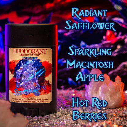 Shatterling - Deodorant - Radiant Safflower, Sparkling Macintosh Apple, Hot Red Berries