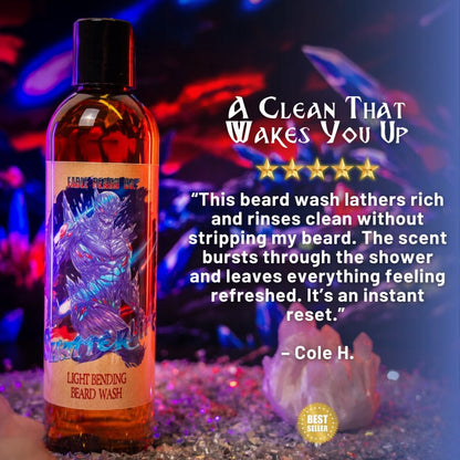 Shatterling - Beard Wash - Radiant Safflower, Sparkling Macintosh Apple, Hot Red Berries