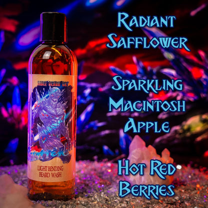 Shatterling - Beard Wash - Radiant Safflower, Sparkling Macintosh Apple, Hot Red Berries