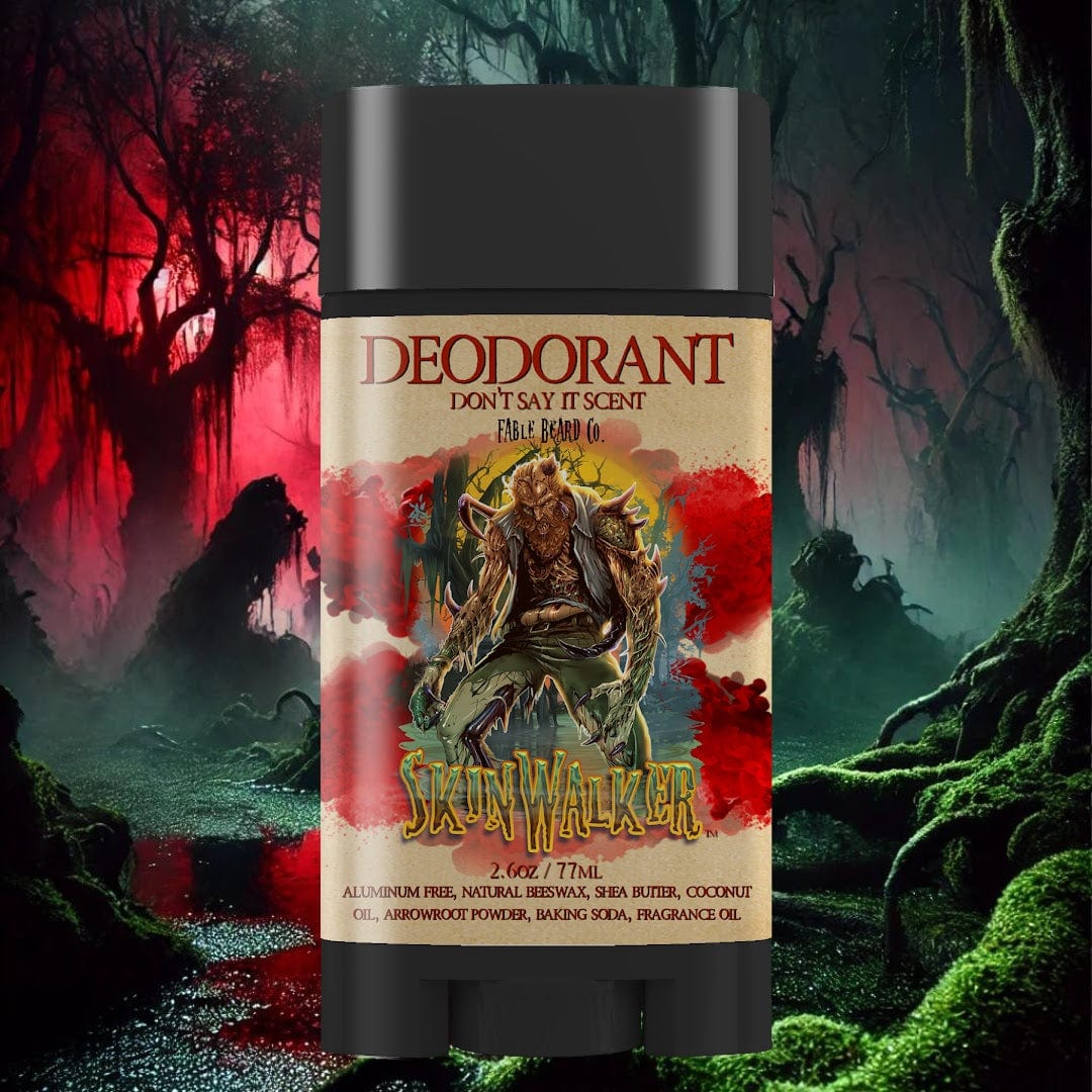 Skin Walker - Deodorant - Village Bonfire, Crisp Forest Air, Protective  Herbs, and Torn Linen