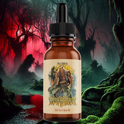 Skin Walker - Beard Oil - Village Bonfire, Crisp Forest Air, Protective  Herbs, and Torn Linen