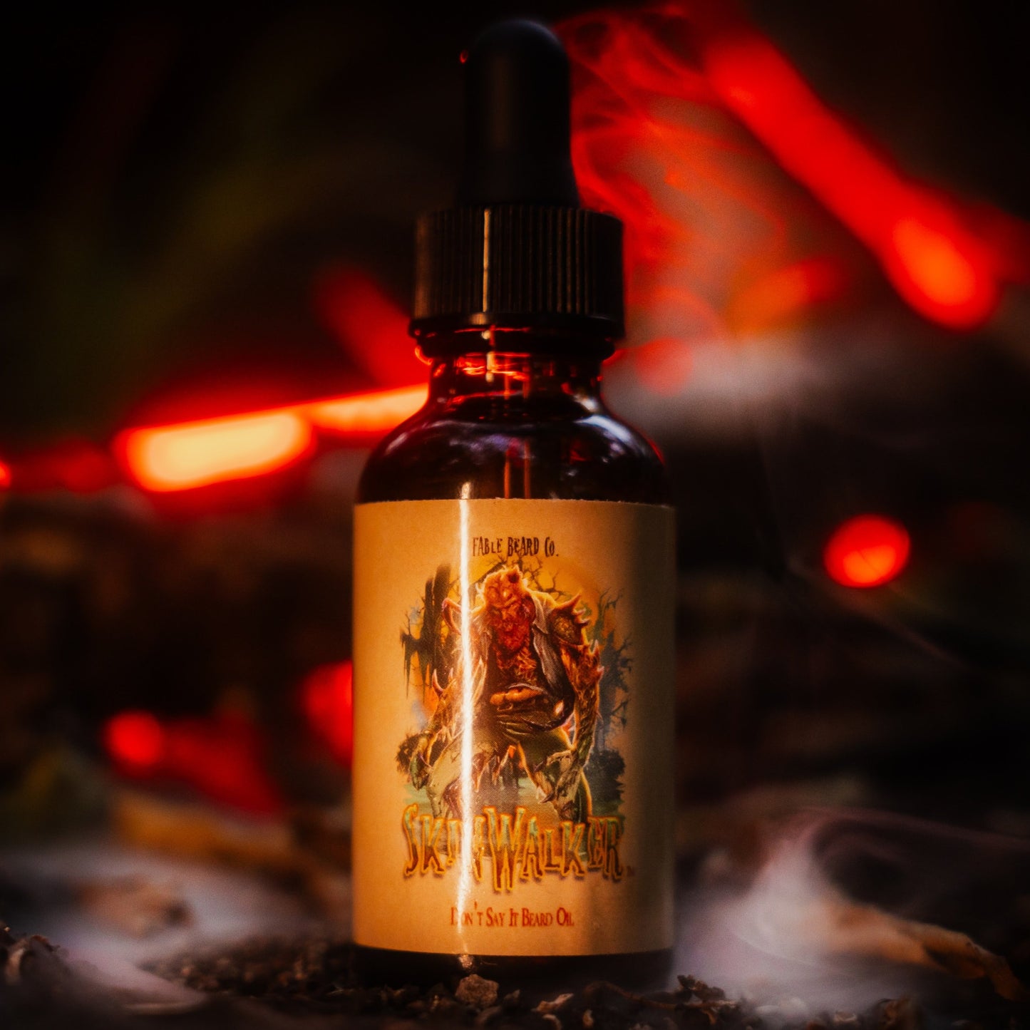 Skin Walker - Beard Oil - Village Bonfire, Crisp Forest Air, Protective  Herbs, and Torn Linen