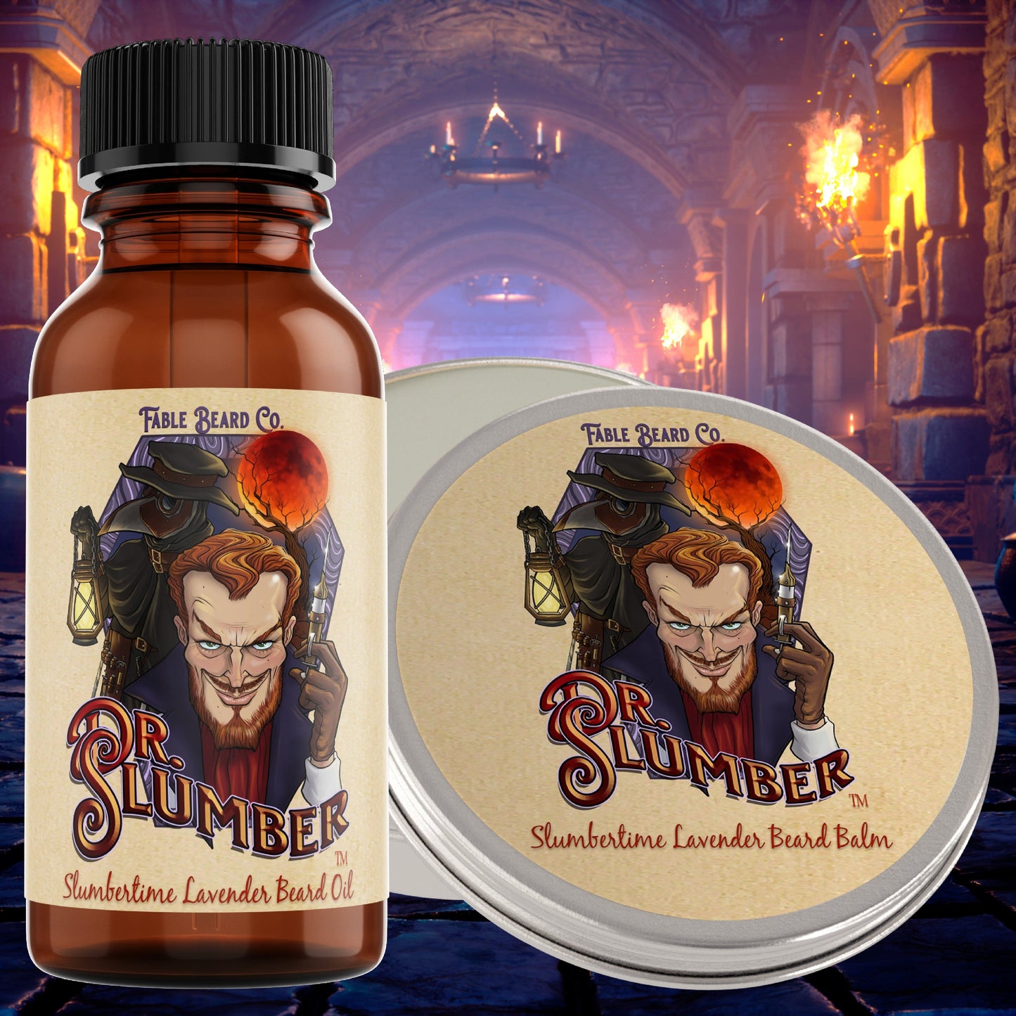 Dr. Slumber - Slumbertime Lavender Beard Oil & Balm Kit