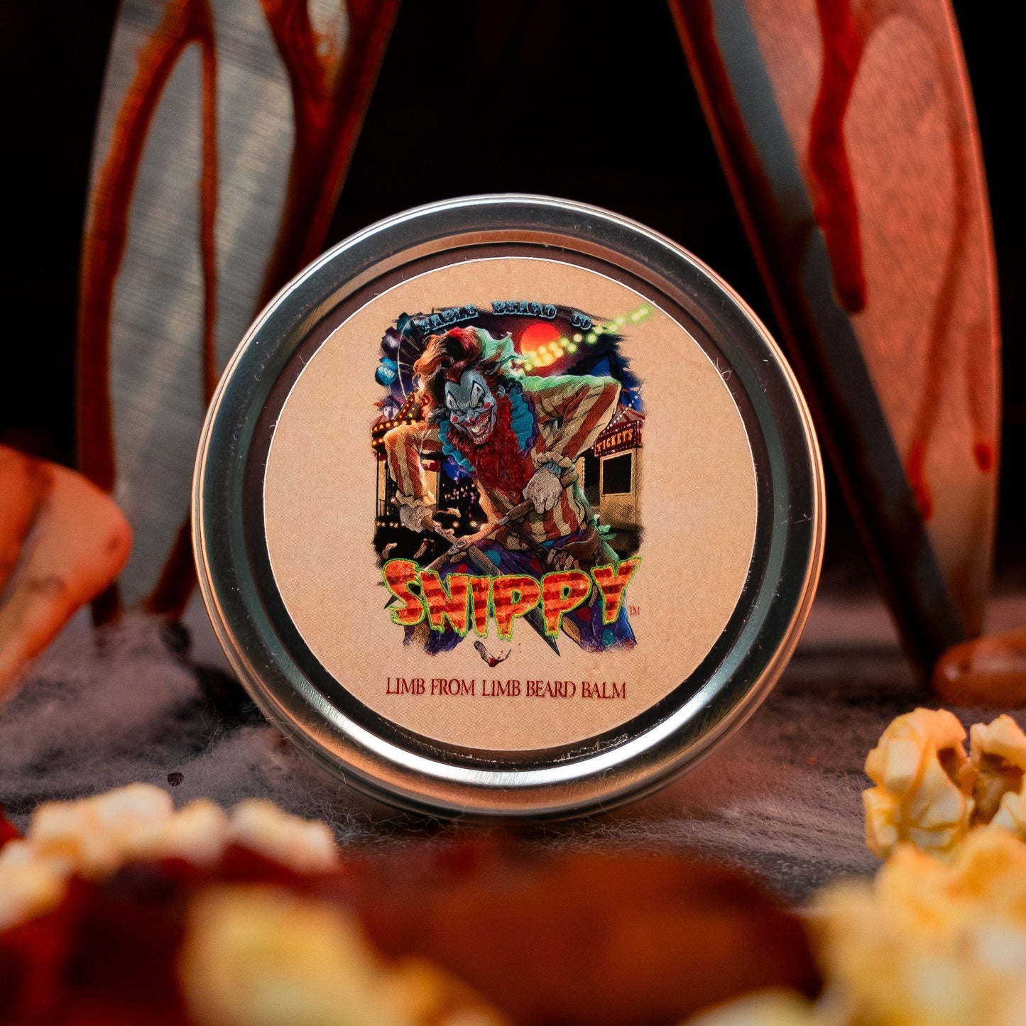 Snippy - Beard Balm - Twisted Funnel Cake, Fresh Buttered Popcorn, Dripping Caramel Apples