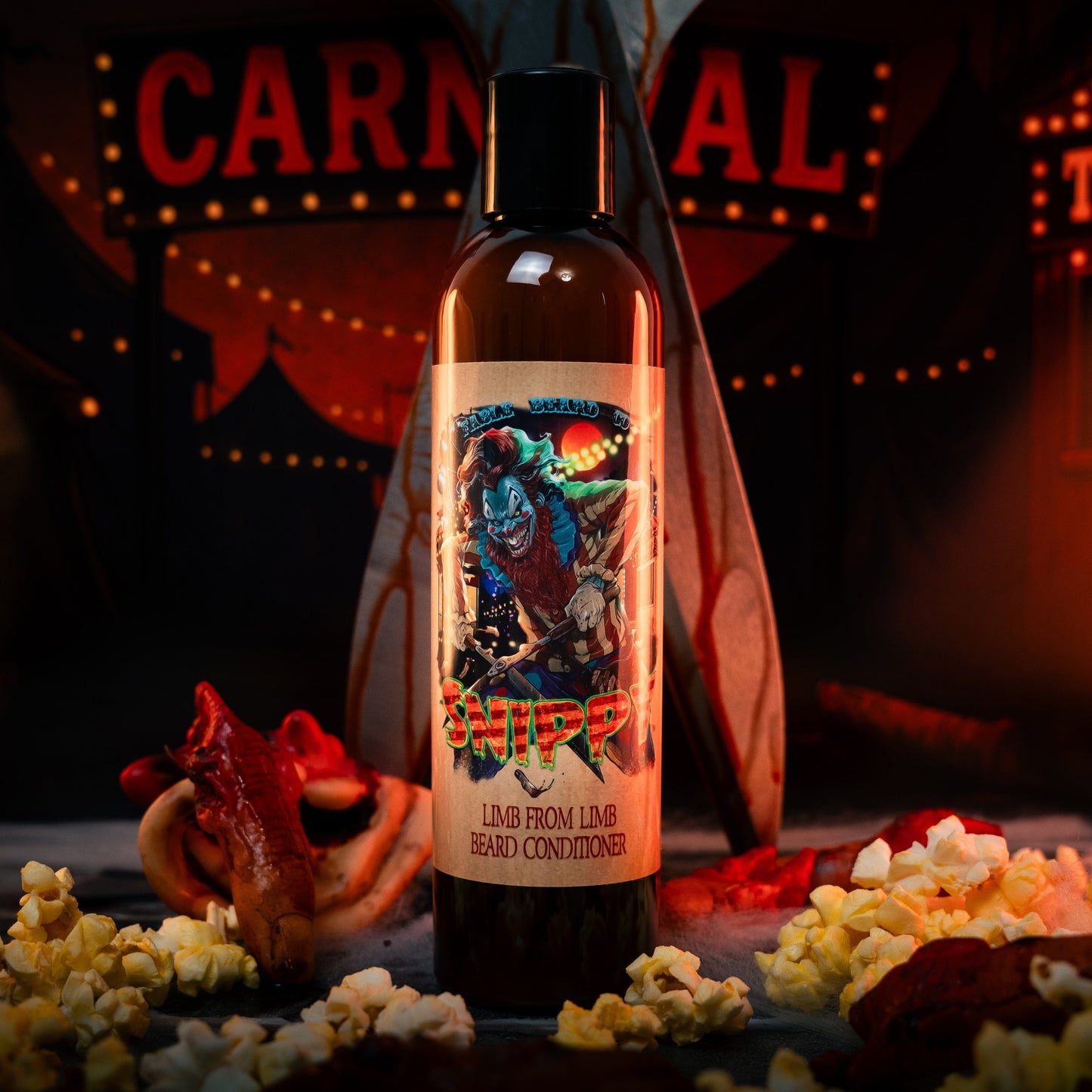 Snippy - Beard Conditioner - Twisted Funnel Cake, Fresh Buttered Popcorn, Dripping Caramel Apples