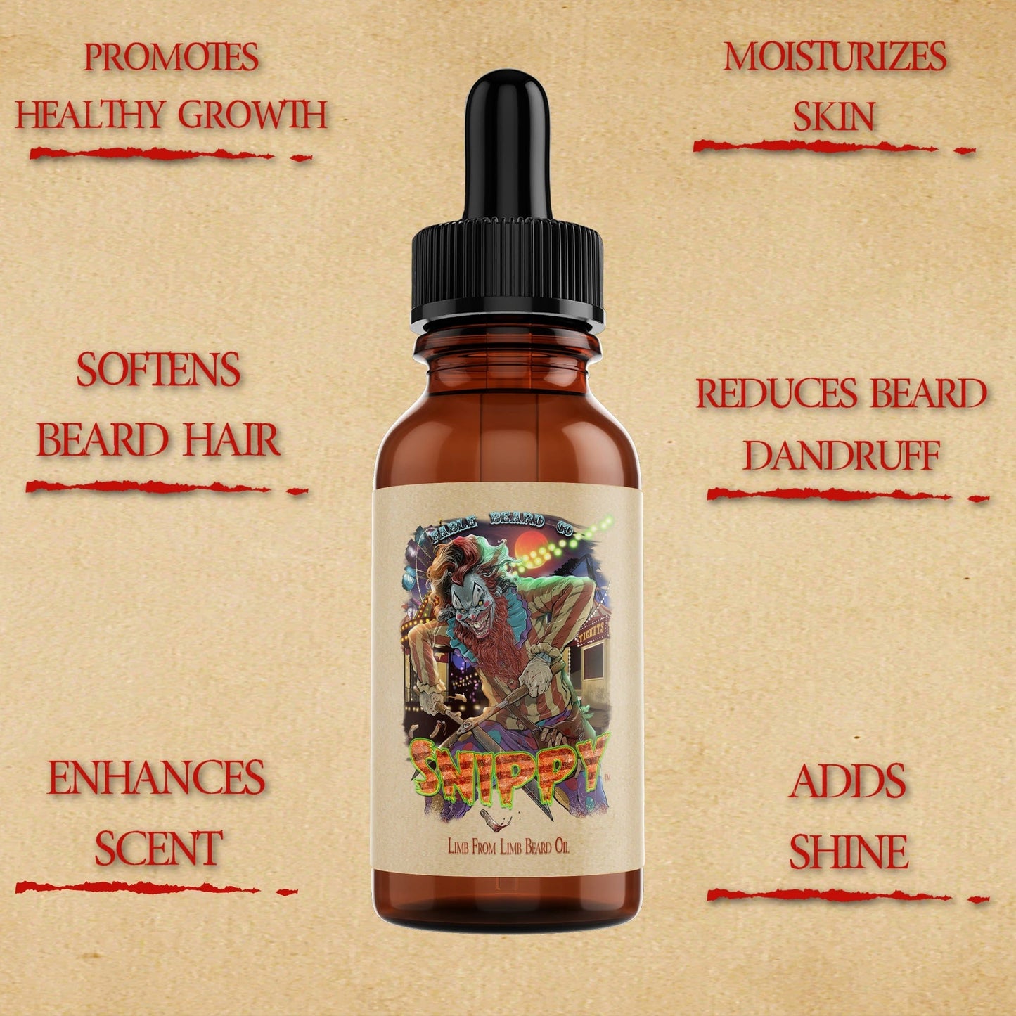 Snippy - Beard Oil & Butter Kit - Twisted Funnel Cake, Fresh Buttered Popcorn, Dripping Caramel Apples