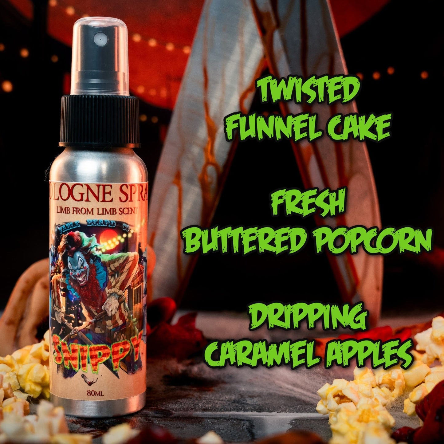 Snippy - Cologne - Twisted Funnel Cake, Fresh Buttered Popcorn, Dripping Caramel Apples