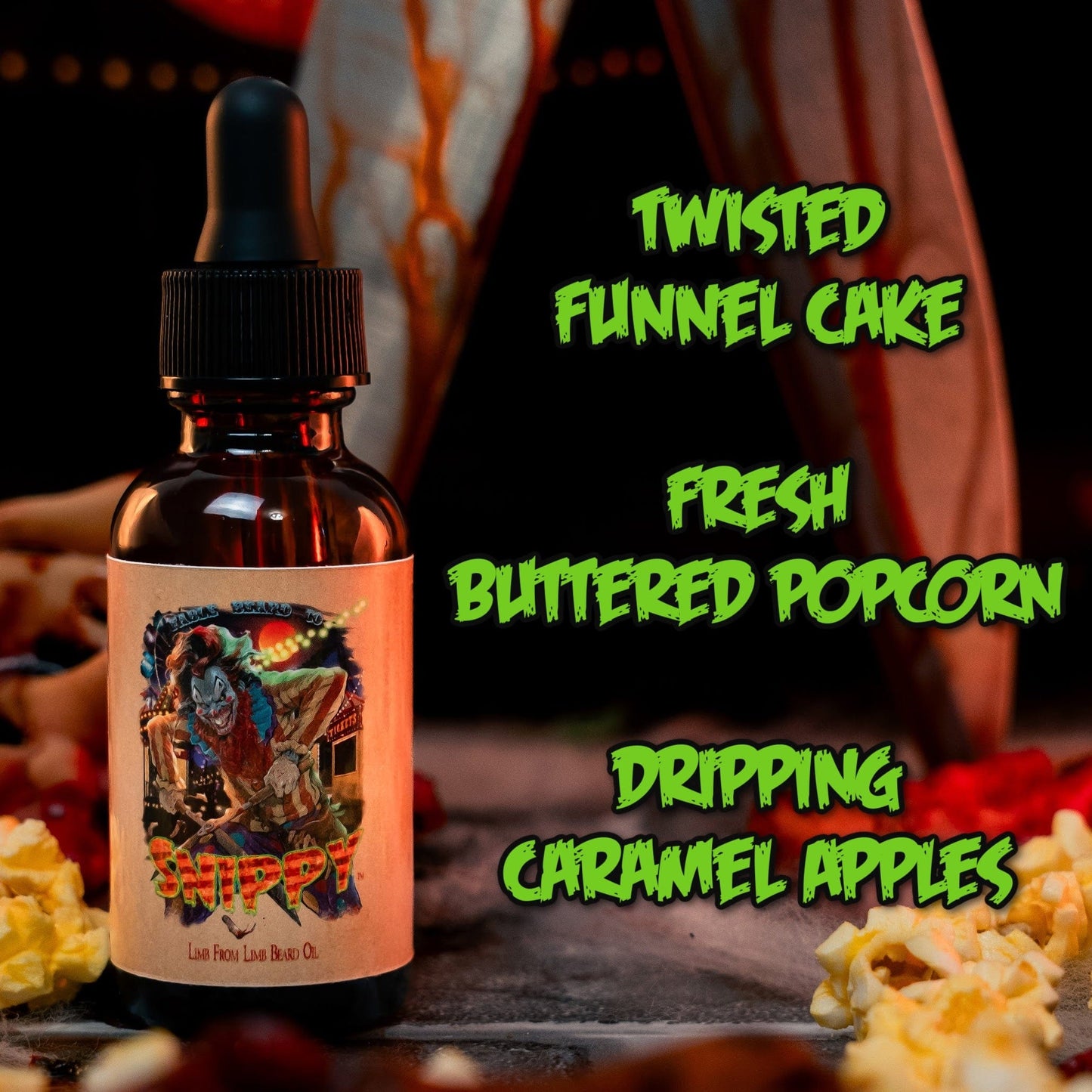 Snippy - Ultimate Bundle - Twisted Funnel Cake, Fresh Buttered Popcorn, Dripping Caramel Apples