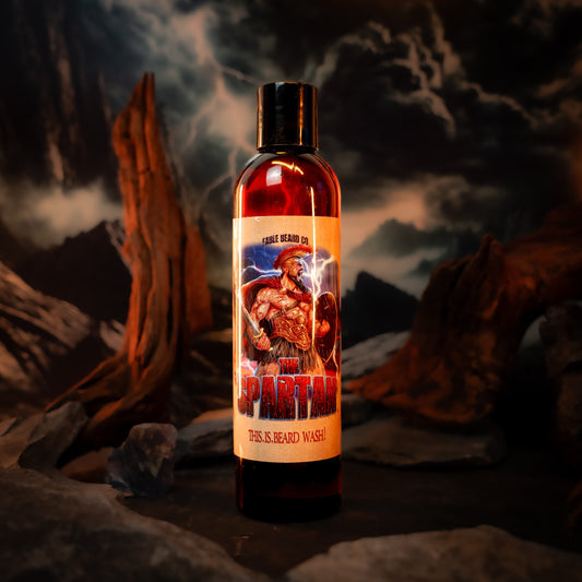 The Spartan - Beard Wash - Frankincense, Myrrh, Sage, and Ocean Mist