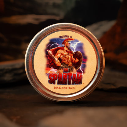The Spartan - Beard Balm - Frankincense, Myrrh, Sage, and Ocean Mist